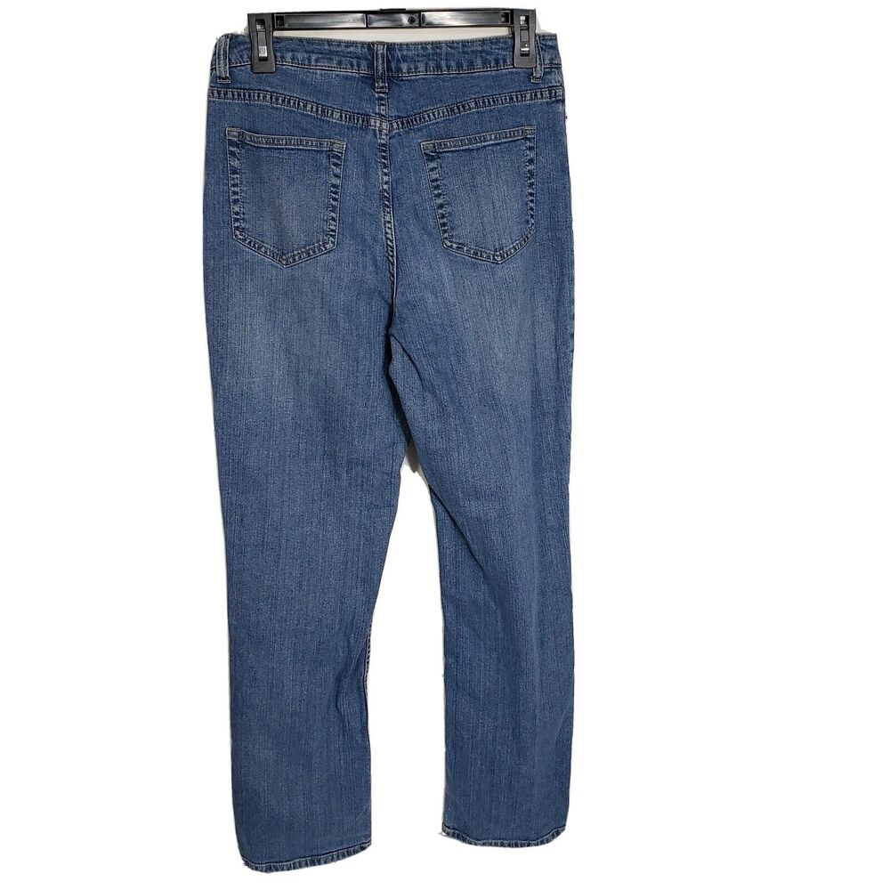 Coldwater Creek Womens Jeans Size 6 Blue Mid Rise Bootcut Leg Denim Medium Wash - Picture 2 of 11